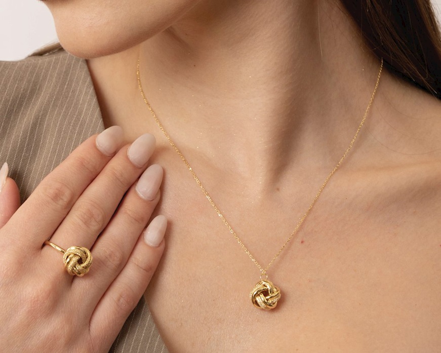 Necklace Gold 9 Kt Unoaerre