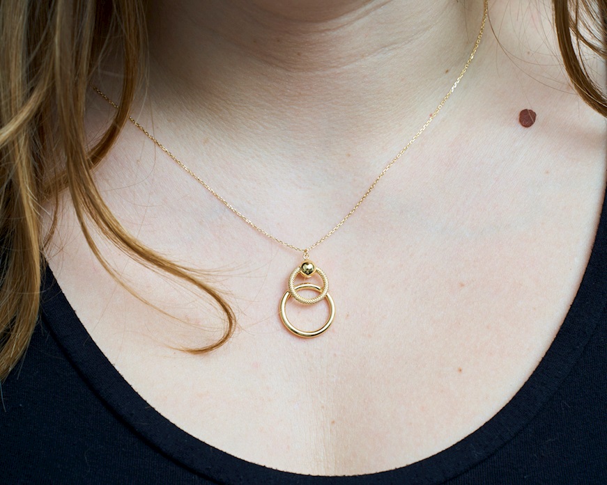 Necklace Gold 9 Kt Unoaerre