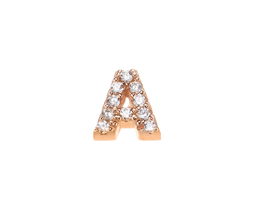 Letter Charm Dancing Names silver Sovrani