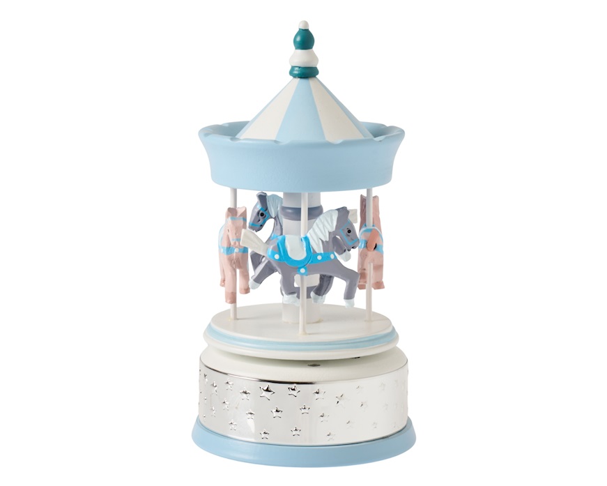 Carillon Giostra di Cavalli celeste Selezione Zanolli