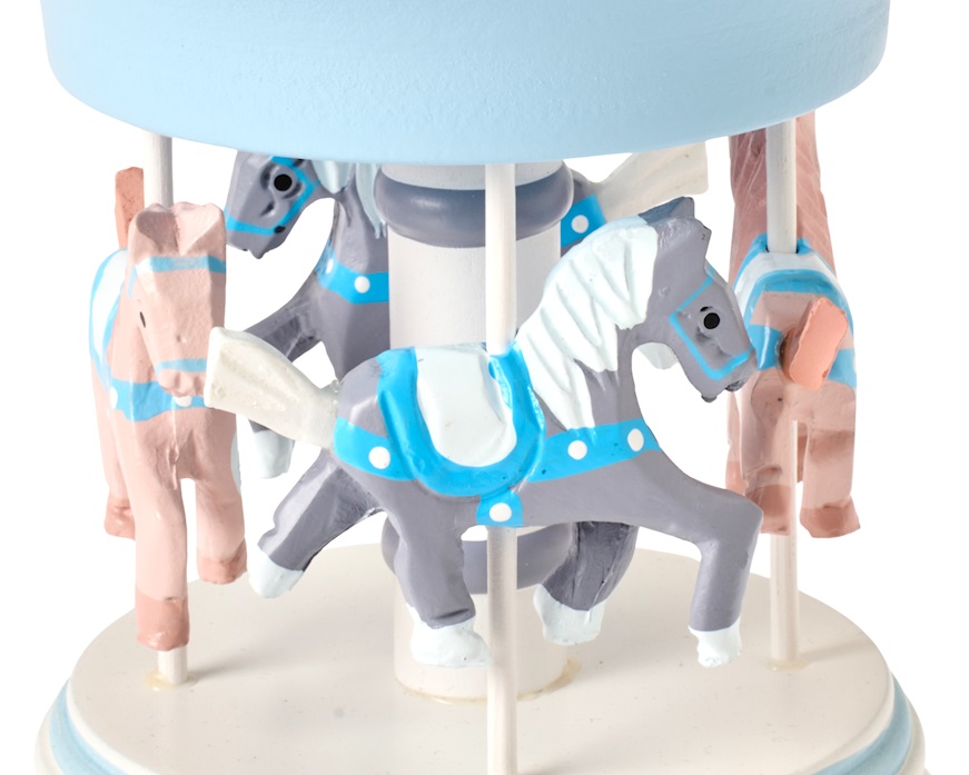 Carillon Giostra di Cavalli celeste Selezione Zanolli