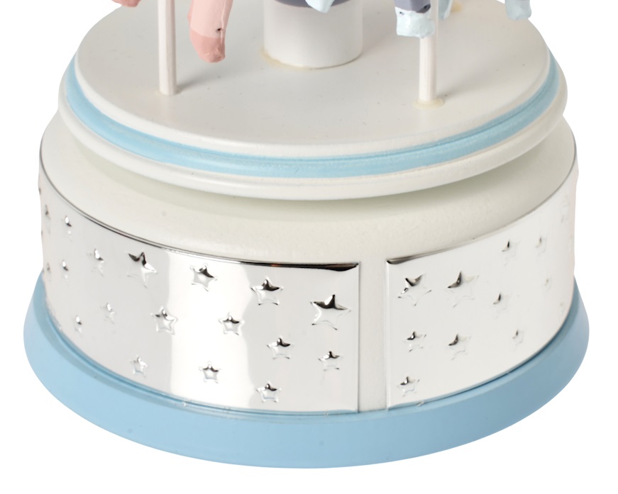 Carillon Giostra di Cavalli celeste Selezione Zanolli