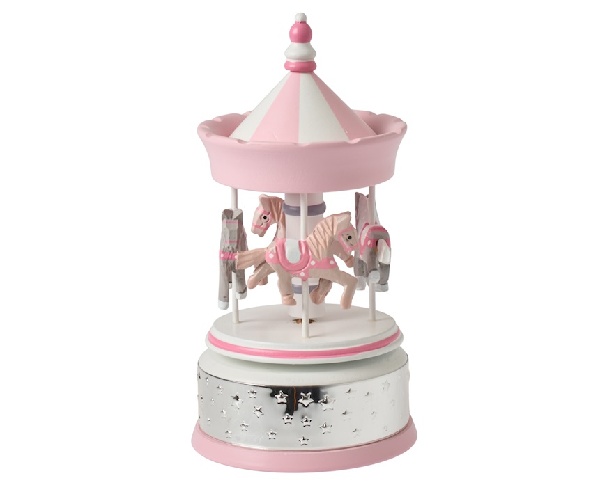 Carillon Giostra di Cavalli rosa Selezione Zanolli