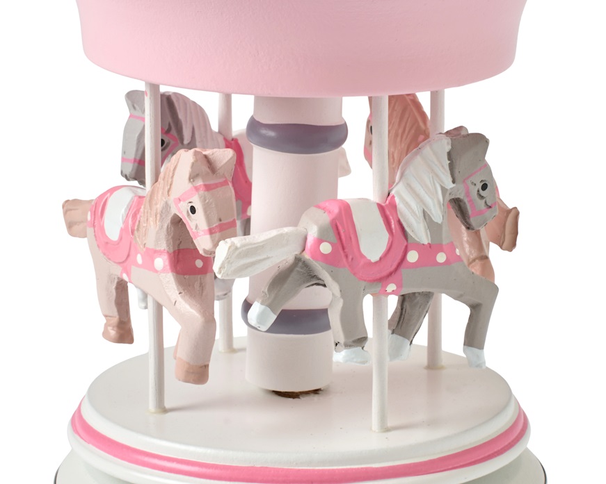 Carillon Giostra di Cavalli rosa Selezione Zanolli