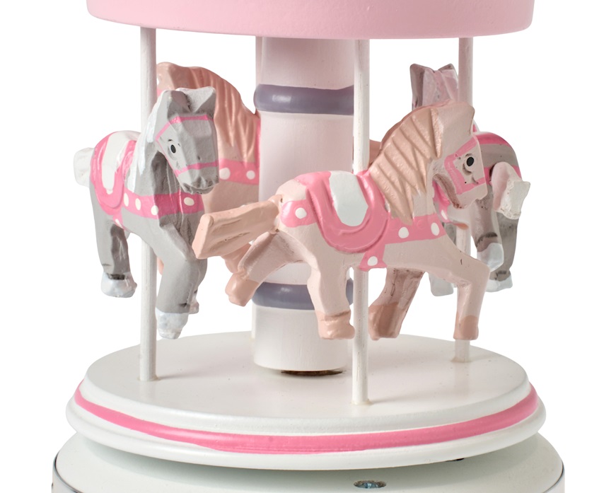 Carillon Giostra di Cavalli rosa Selezione Zanolli