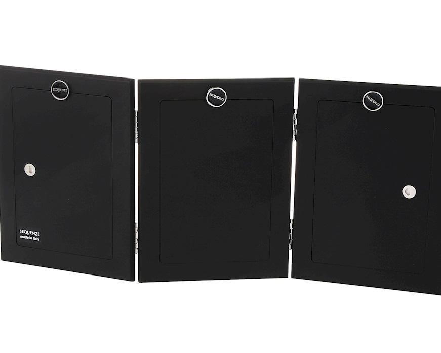 Cornice tripla Sky argento bilaminato Selezione Zanolli