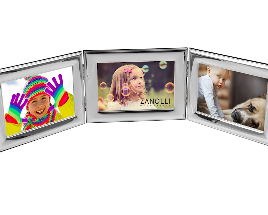Cornice tripla Louisiana argento bilaminato Selezione Zanolli