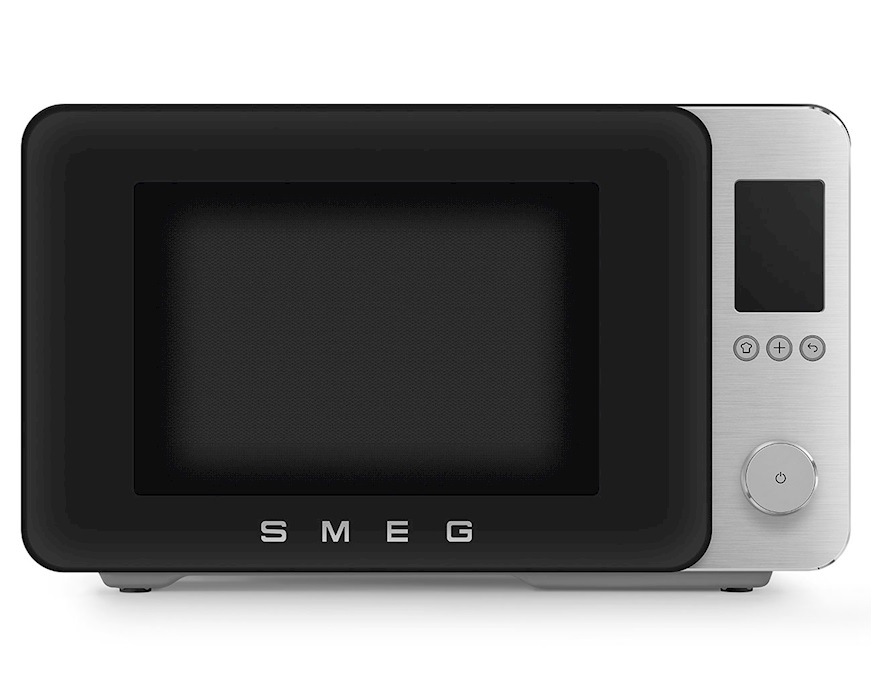 Microwave oven matt black Smeg