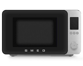 Microwave oven matt black Smeg