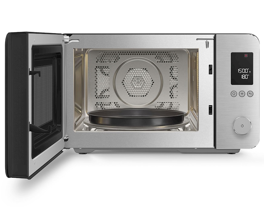 Microwave oven matt black Smeg