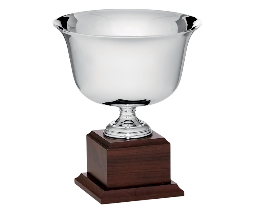 Coppa sportiva con base in legno Selezione Zanolli