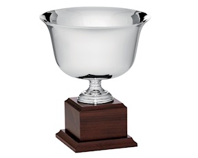 Coppa sportiva con base in legno Selezione Zanolli