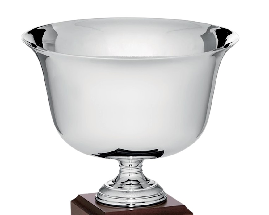 Coppa sportiva con base in legno Selezione Zanolli