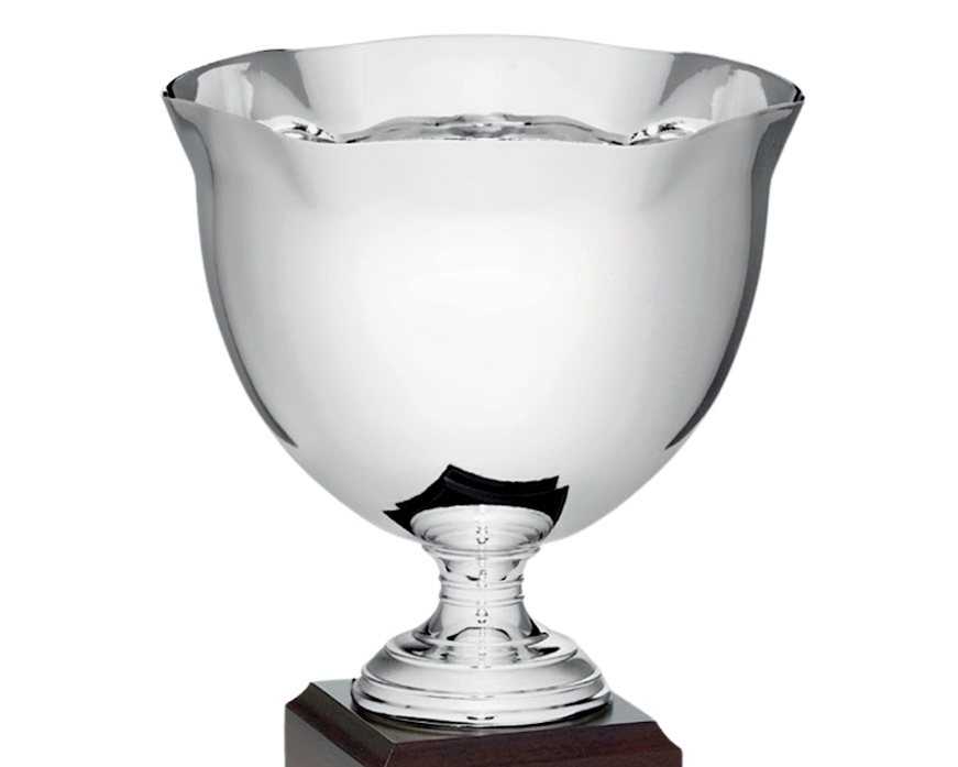 Coppa sportiva con base in legno Selezione Zanolli