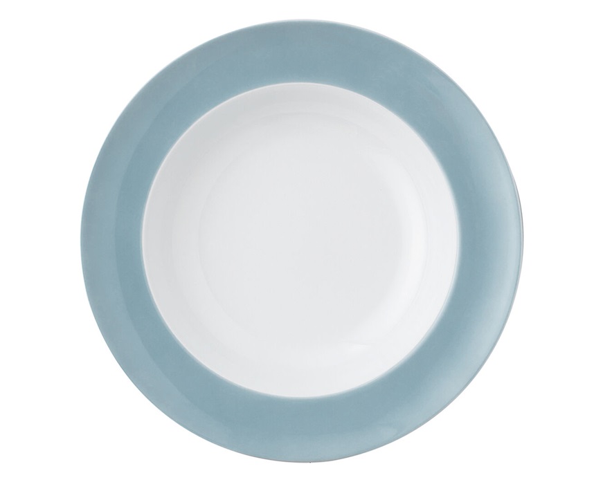 Soup plate Sunny Day Soft Blue porcelain Thomas