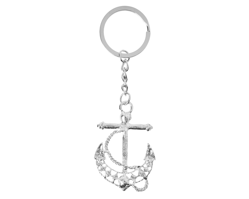 Keyring Anchor with crystals Selezione Zanolli
