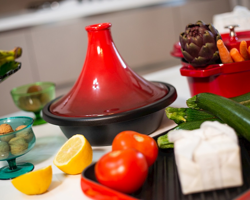 Tajine ghisa ciliegia Le Creuset
