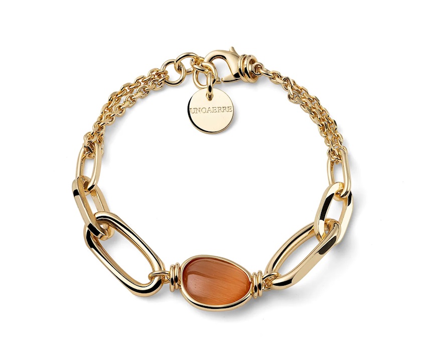 Bracelet Classica in gilded bronze Unoaerre