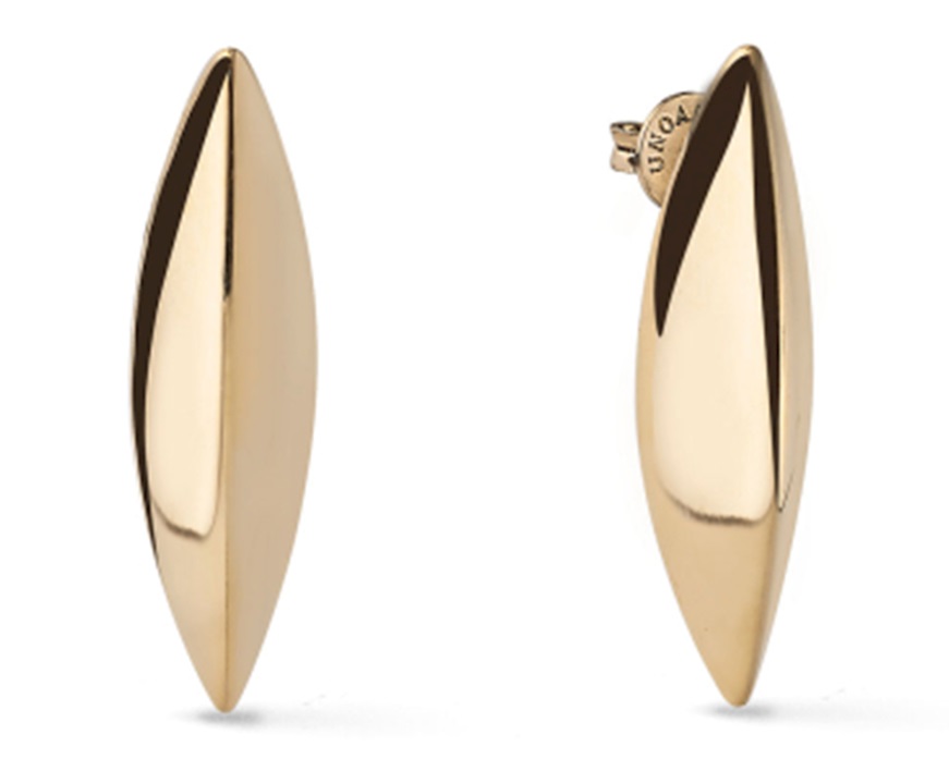 Orecchini Aria argento dorato Unoaerre