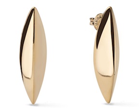 Orecchini Aria argento dorato Unoaerre