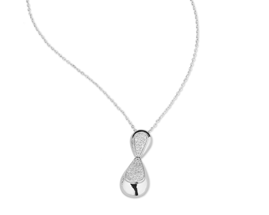 Collana ottone con cubic zirconia Sovrani