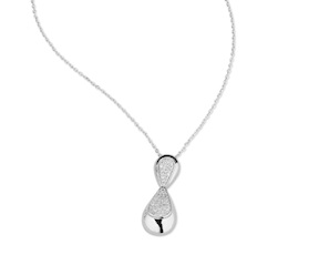 Collana ottone con cubic zirconia Sovrani