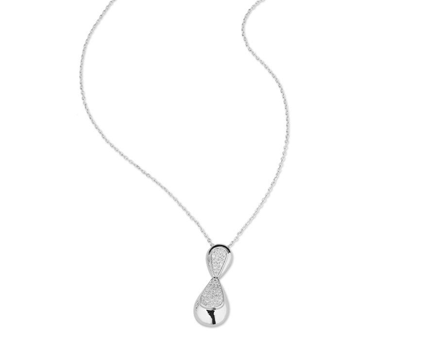 Collana ottone con cubic zirconia Sovrani