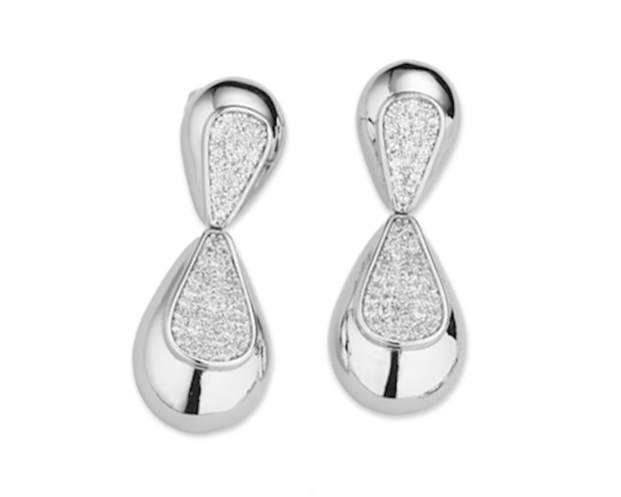 Orecchini ottone con cubic zirconia Sovrani