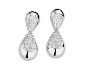 Orecchini ottone con cubic zirconia Sovrani