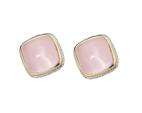 Orecchini ottone finitura oro con cubic zirconia Sovrani