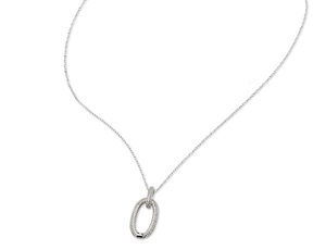 Collana ottone con cubic zirconia Sovrani