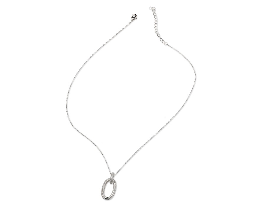 Collana ottone con cubic zirconia Sovrani