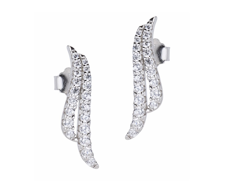 Orecchini argento con cubic zirconia Sovrani
