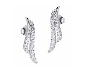 Orecchini argento con cubic zirconia Sovrani