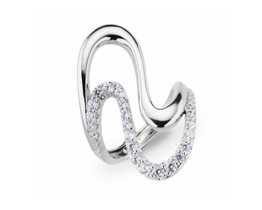 Anello argento con cubic zirconia Sovrani