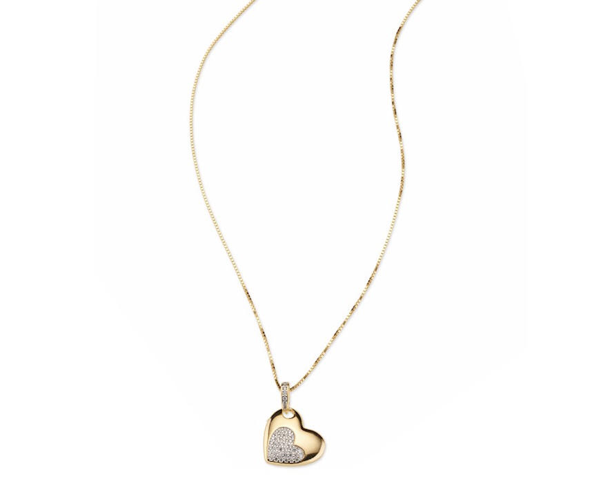 Collana argento dorato con cubic zirconia Sovrani