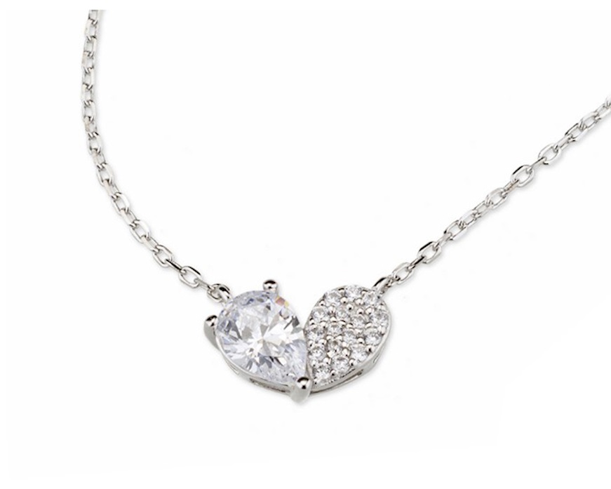 Collana argento con cubic zirconia Sovrani