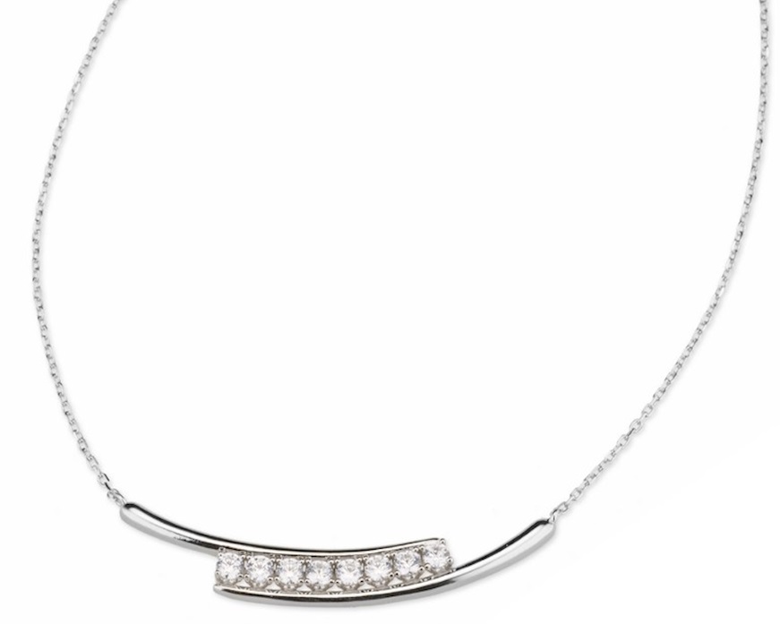 Collana argento con cubic zirconia Sovrani