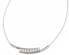 Collana argento con cubic zirconia Sovrani
