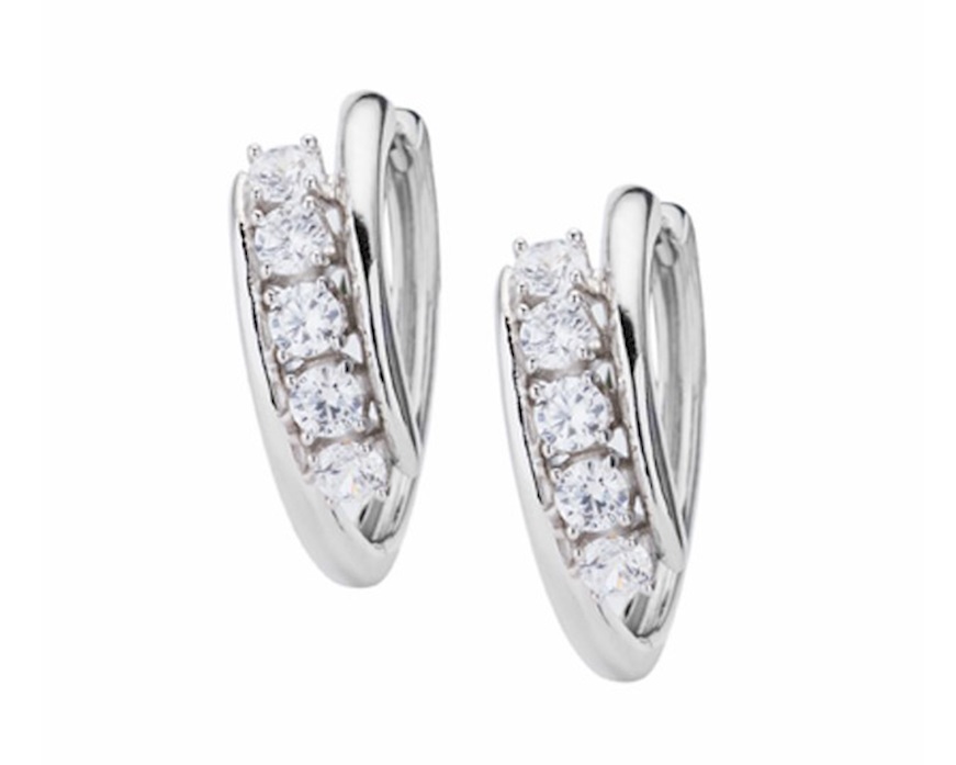 Orecchini argento con cubic zirconia Sovrani