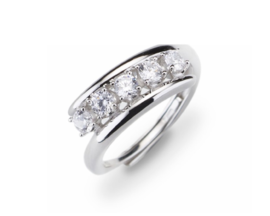 Anello argento con cubic zirconia Sovrani