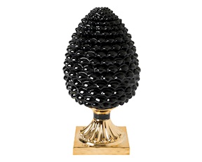 Pine cone black and gold Selezione Zanolli
