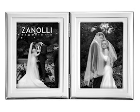 Cornice doppia Sky argento bilaminato Selezione Zanolli