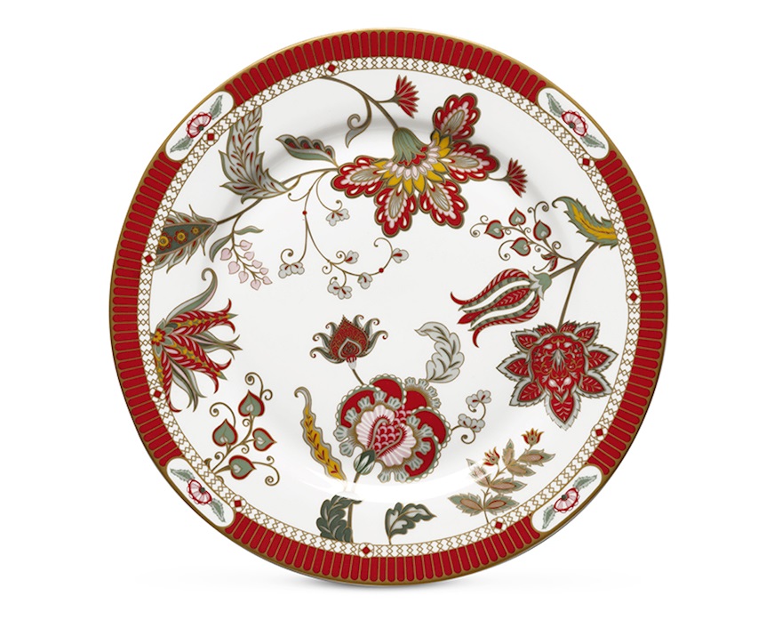 Piatto dessert Kashmir porcellana Pozzi Milano