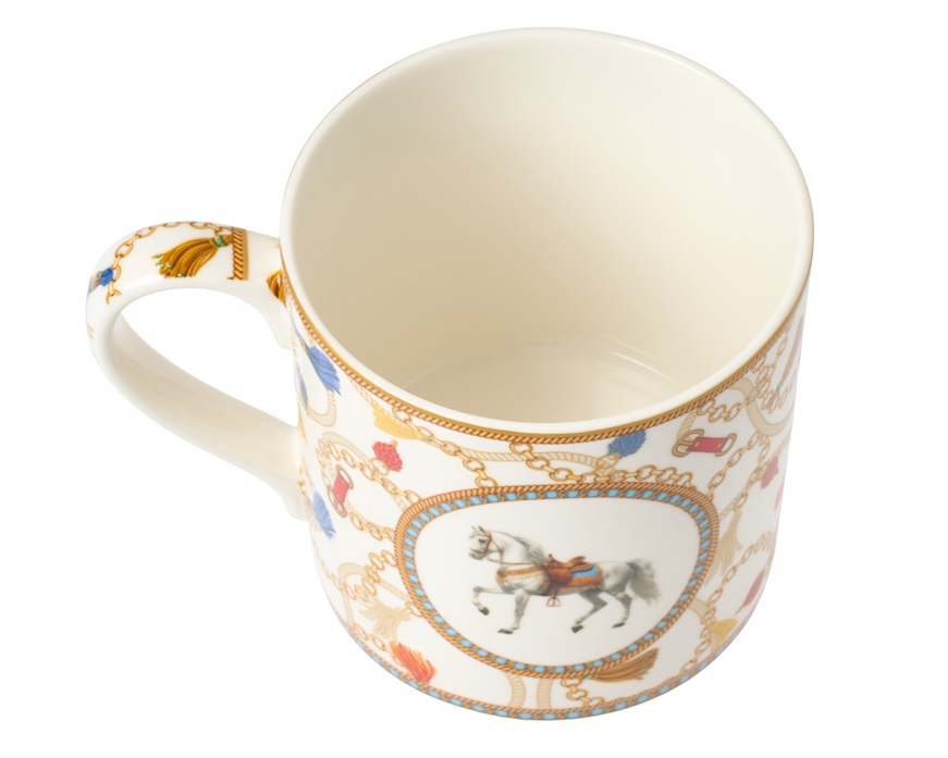 Mug Cheval porcellana Pozzi Milano