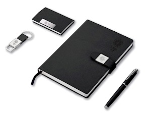 Set ufficio 5 pezzi nero Pozzi Milano