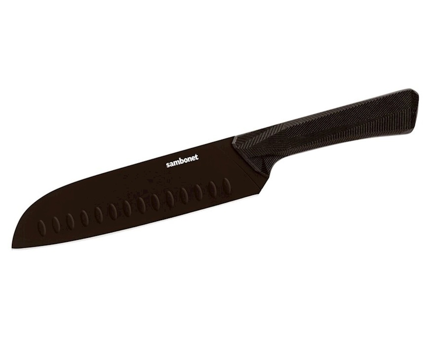 Oriental kitchen knife Black Edge steel Sambonet
