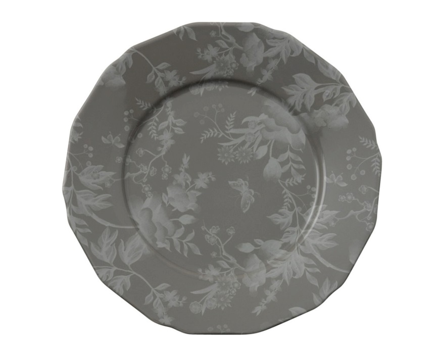 Servizio piatti Garden Glamour Grey porcellana 12 pezzi Sambonet