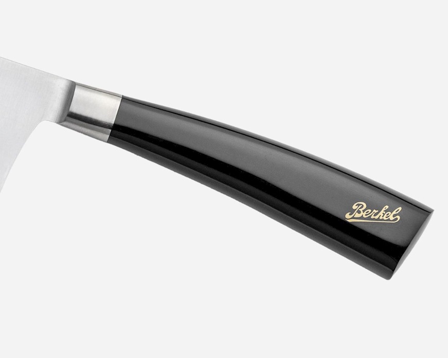 Coltello cuoco cinese Elegance acciaio con manico nero Berkel