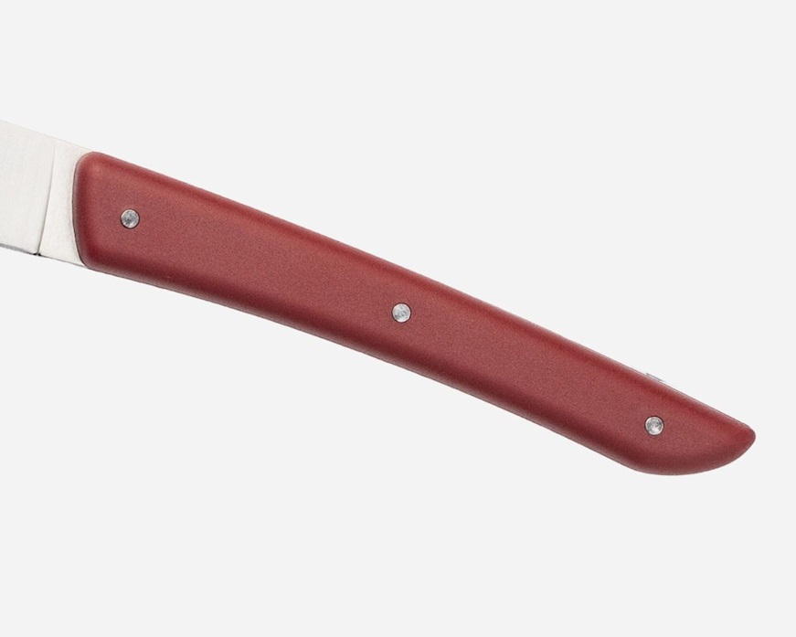 Set coltelli bistecca Color acciaio rosso 4 pezzi Berkel
